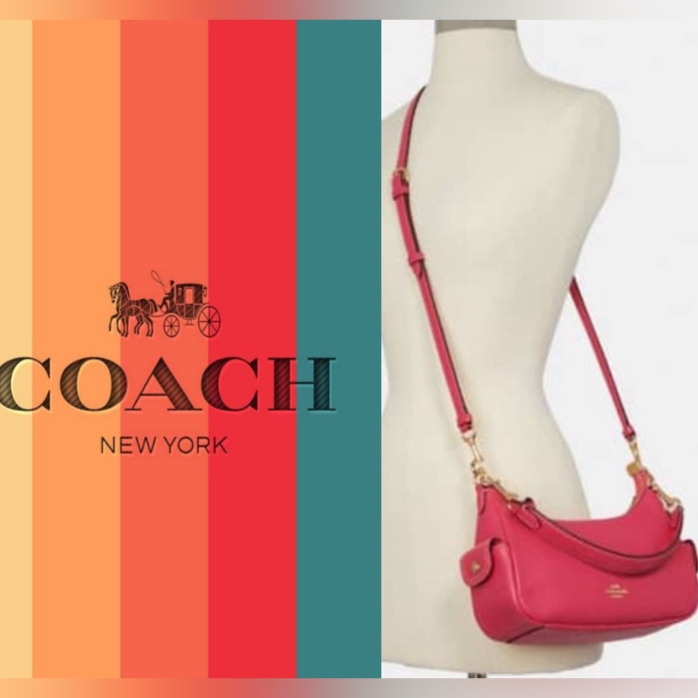 Coach Women's Pink Crossbody Bag